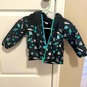 Size 2t Mick Mack planet/space light jacket
